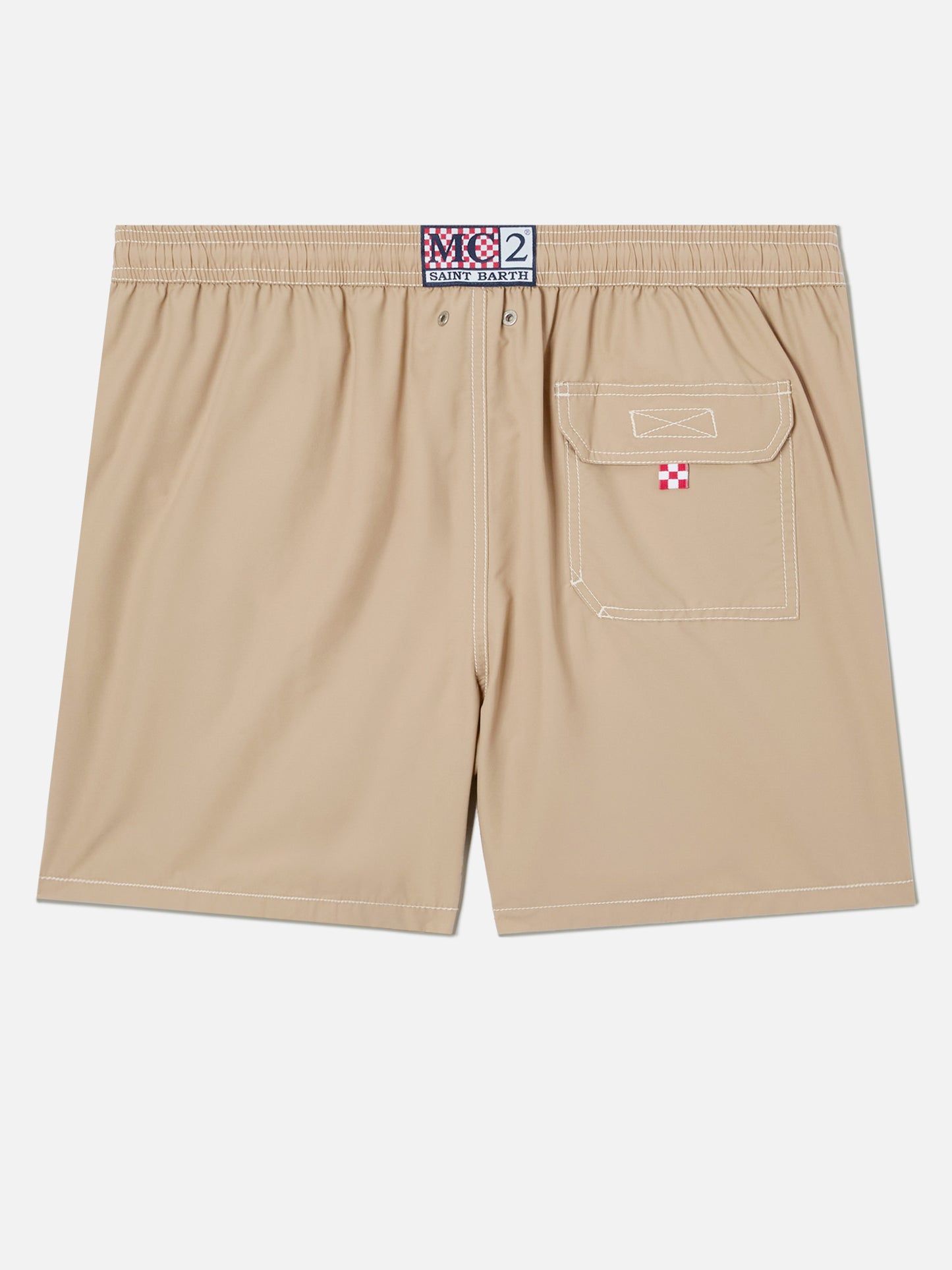 Patmos classic swim shorts in beige