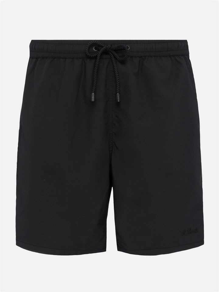 Black long swim shorts Patmos - MC2 Saint Barth