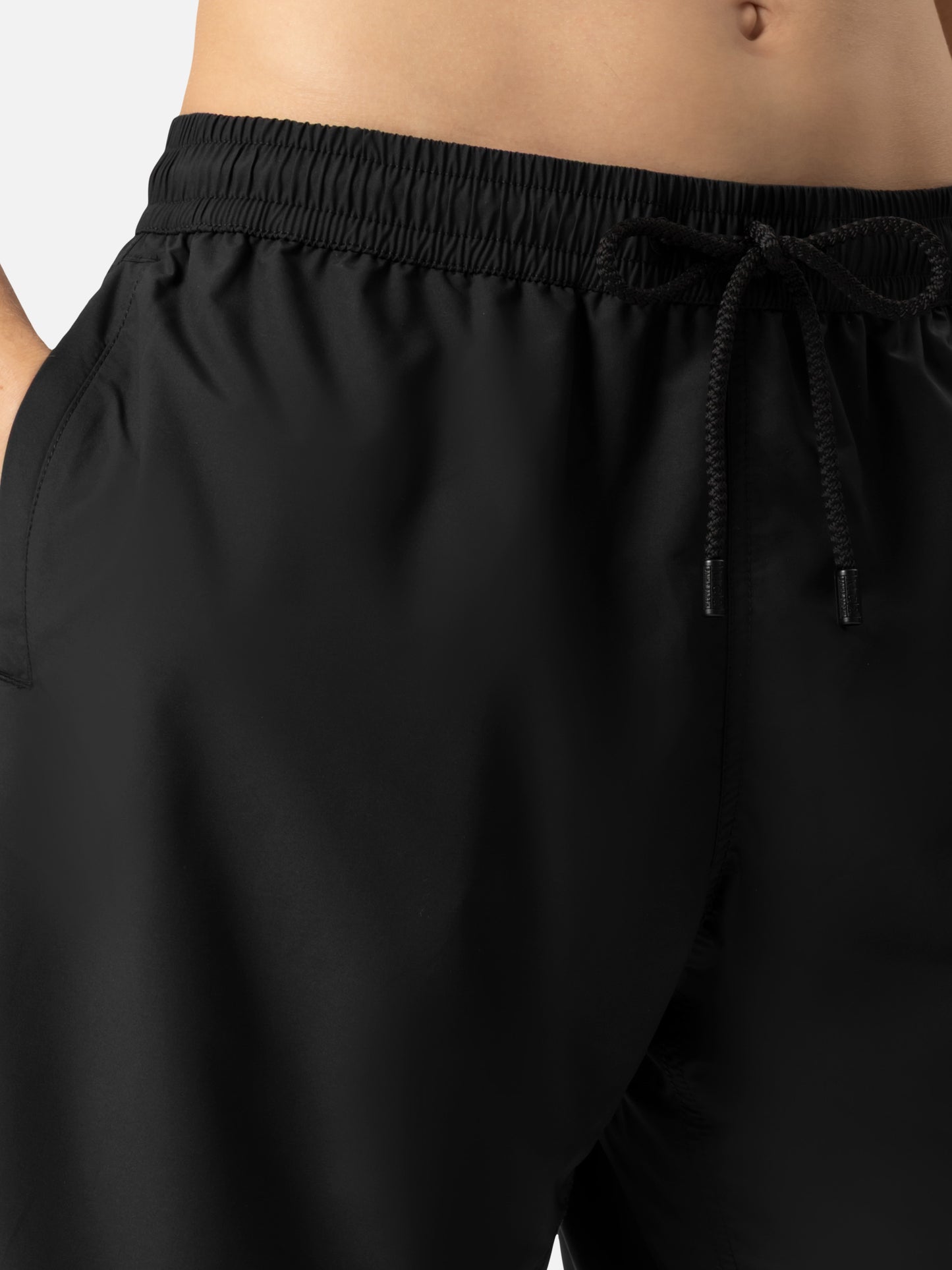 Black long swim shorts Patmos - MC2 Saint Barth