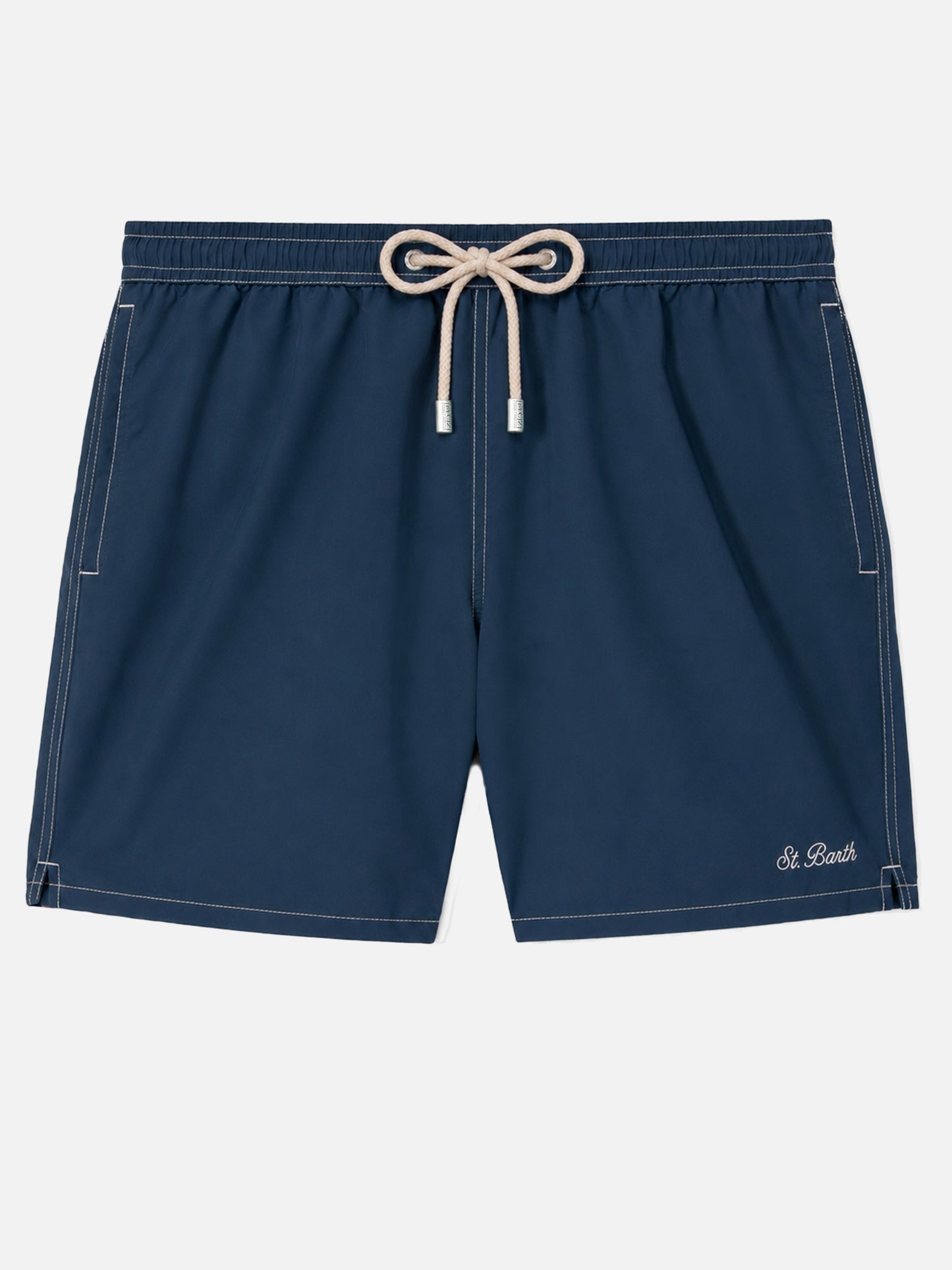Navy blue long swim shorts Patmos