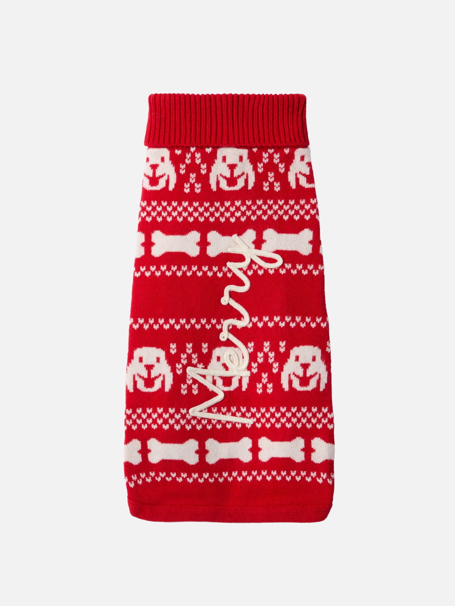 Pull pour chien avec broderie Merry 