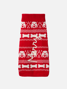 Pull pour chien avec broderie Merry 