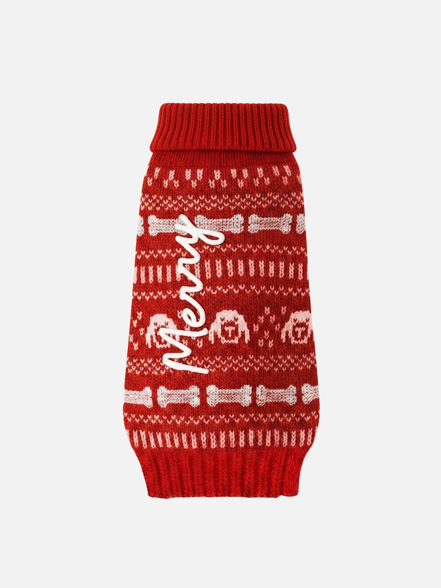 Pull pour chien avec broderie Merry 