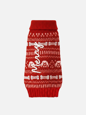 Pull pour chien avec broderie Merry 
