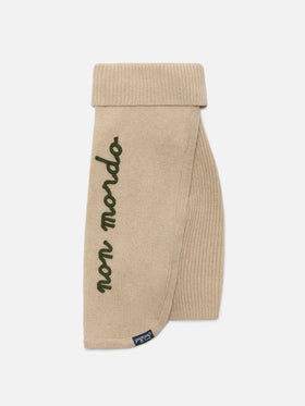 Maglioncino per cani con ricamo Abbaio ma non mordo