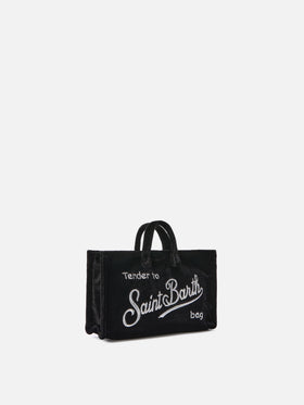 Mini Phone Bag Velvet in black velvet