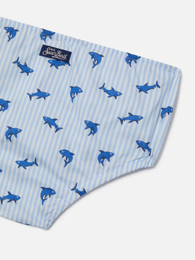 Pimmy baby bloomer with shark print