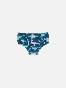 Infant bloomers Pimmy with dinosaurs print - MC2 Saint Barth