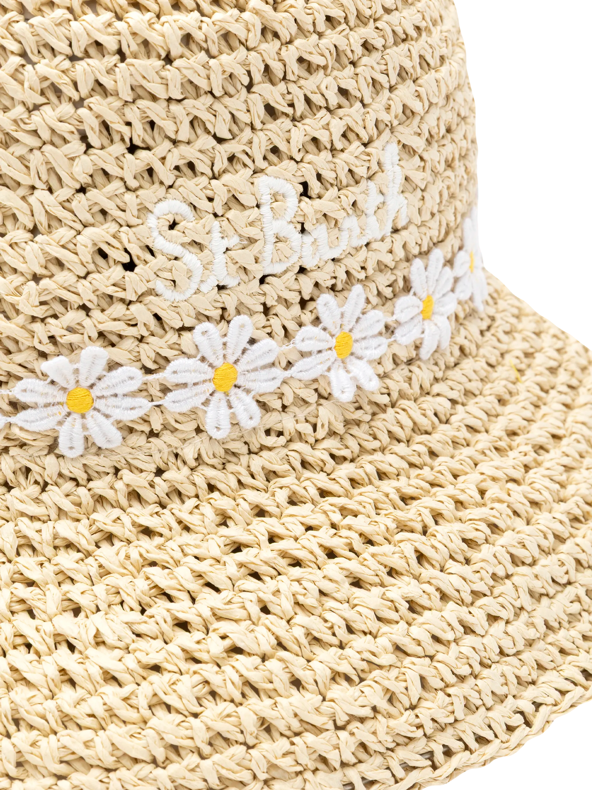 Polly bucket-style straw-effect hat - MC2 Saint Barth