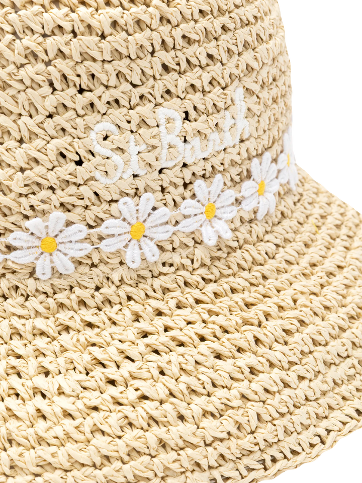 Polly bucket-style straw-effect hat - MC2 Saint Barth
