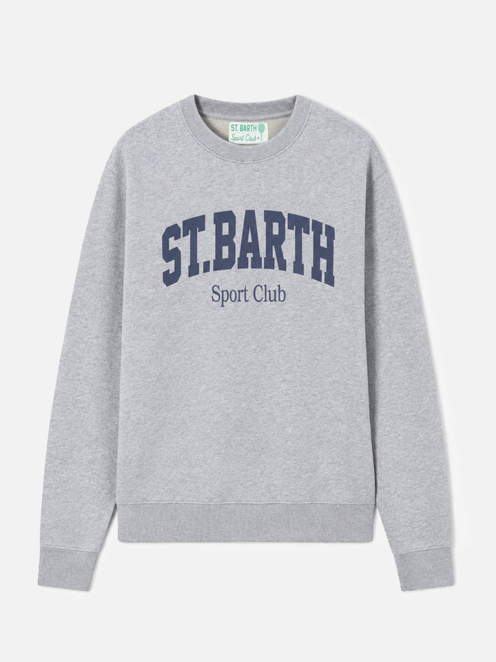 Ponza crewneck cotton sweatshirt with St. Barth Sport Club print