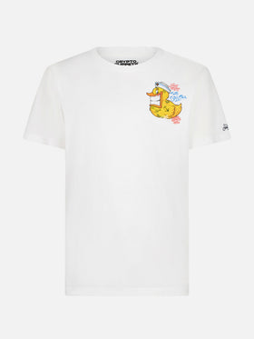Herren-T-Shirt mit Krypto-Enten-Aufdruck | CRYPTO PUPPETS® SONDERAUSGABE