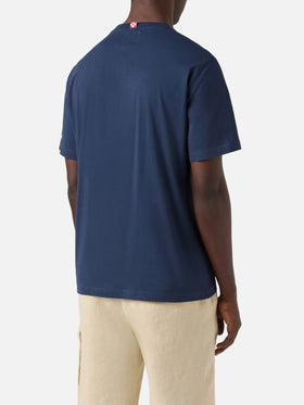 T-shirt Blue Portofino avec broderie Real Men Play Padel 