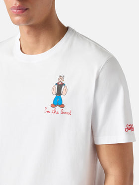 Camiseta Portofino blanca con bordado I'm The Boss | Edición Especial 