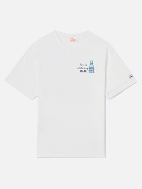 White Portofino T-shirt with Non C'è Estate Senza Mare embroidery | Special Edition