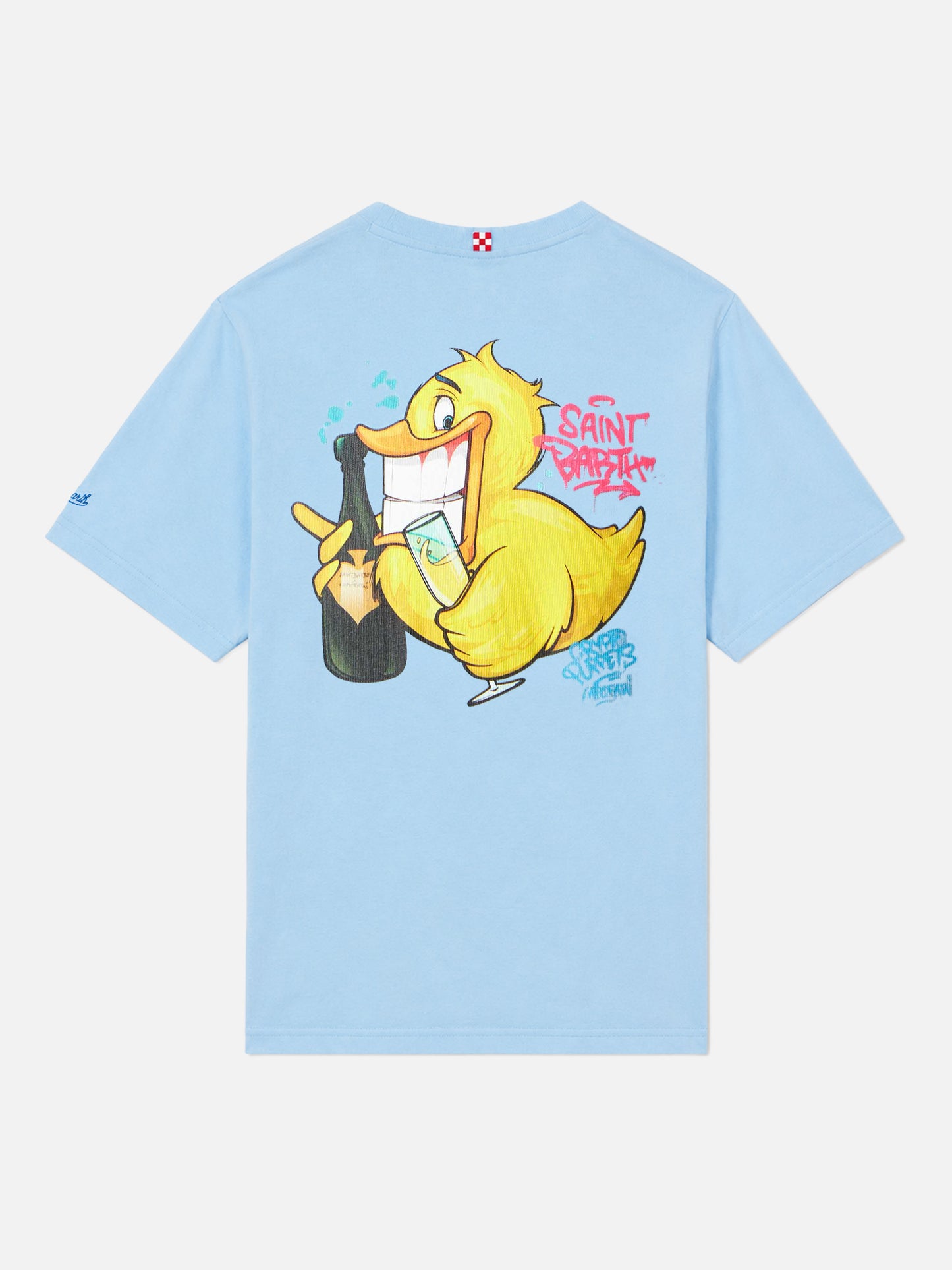 T-shirt Portofino en coton bleu clair Crypto ducky champ | Édition Spéciale 