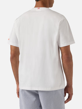 Camiseta Portofino blanca con bordado Spritz Social Club | Special Edition 