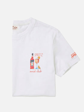 Camiseta Portofino blanca con bordado Spritz Social Club | Special Edition 