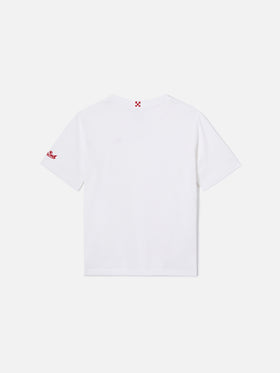 Portofino Jr t-shirt with My Dad Is Superman embroidery | Special Edition