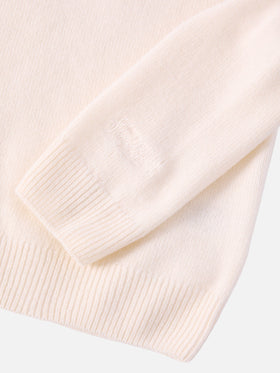 Princess-Pullover aus einer Kaschmirmischung mit Vacanze di Natale-Lurex-Jacquard | VACANZE DI NATALE