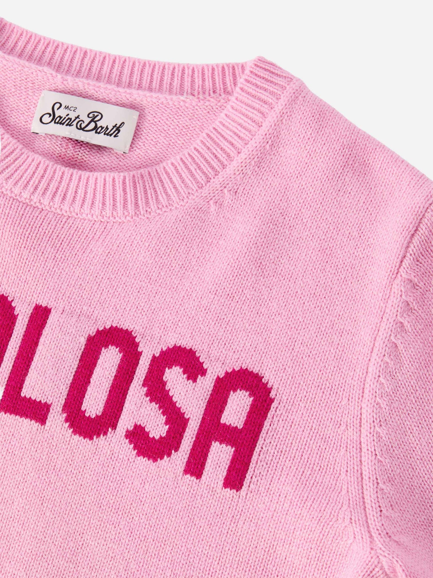 Maglione  Princess in misto cashmere e con jacquard Favolosa