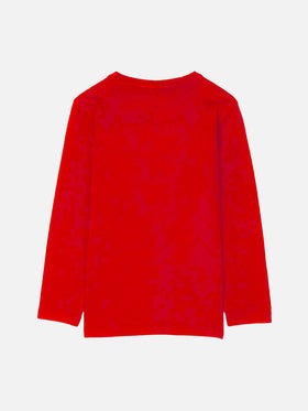 T-Shirt Junge Weihnachten Snoopy Version Aufdruck | Peanuts™ Sonderausgabe