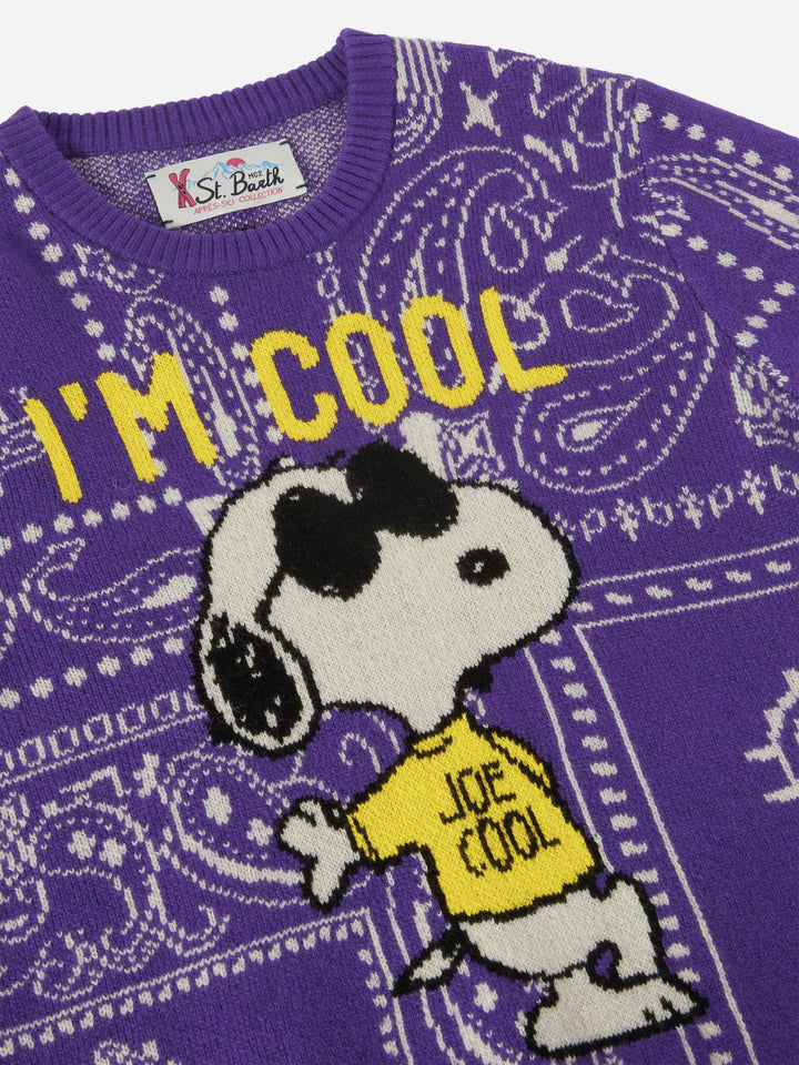 Girocollo Princess con jacquard bandana e Snoopy | SPECIAL EDITION SNOOPY PEANUTS