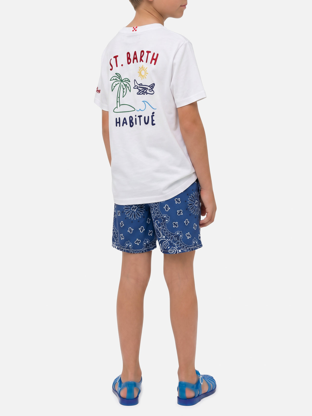 Camiseta Portland Jr con bordado Habitué en la parte delantera y trasera 
