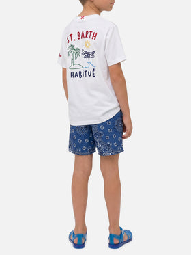 Camiseta Portland Jr con bordado Habitué en la parte delantera y trasera 