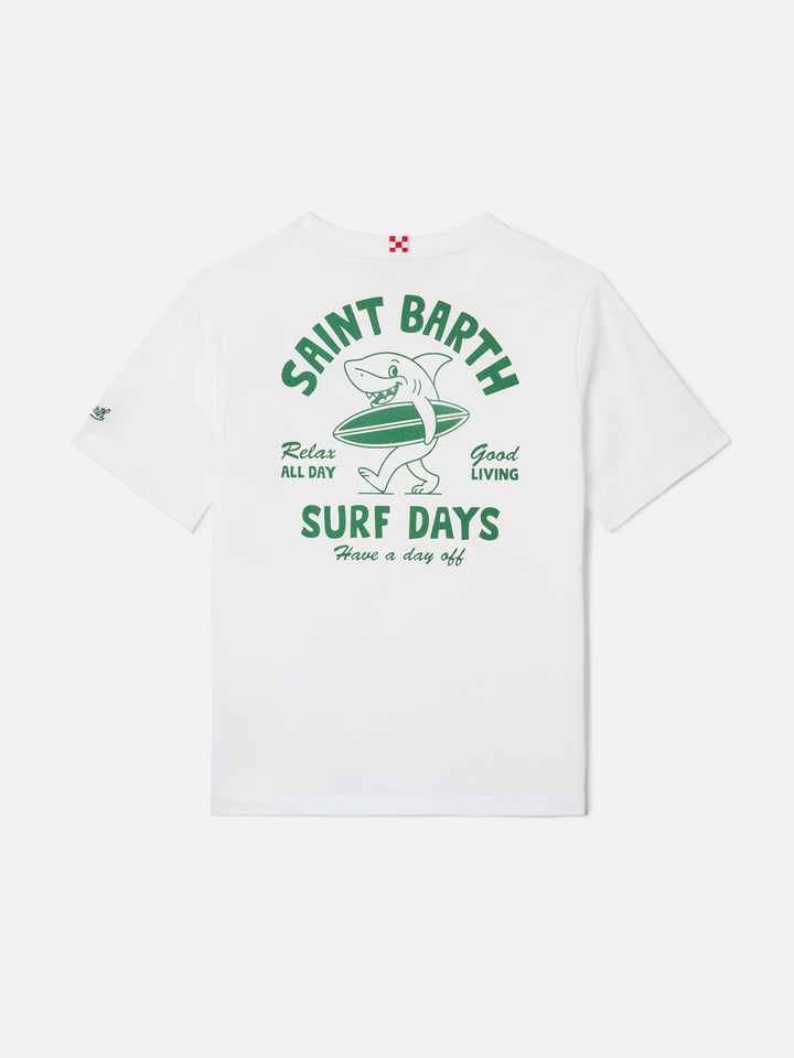 T-shirt Portland Jr con maxi stampa Surf Days sul retro