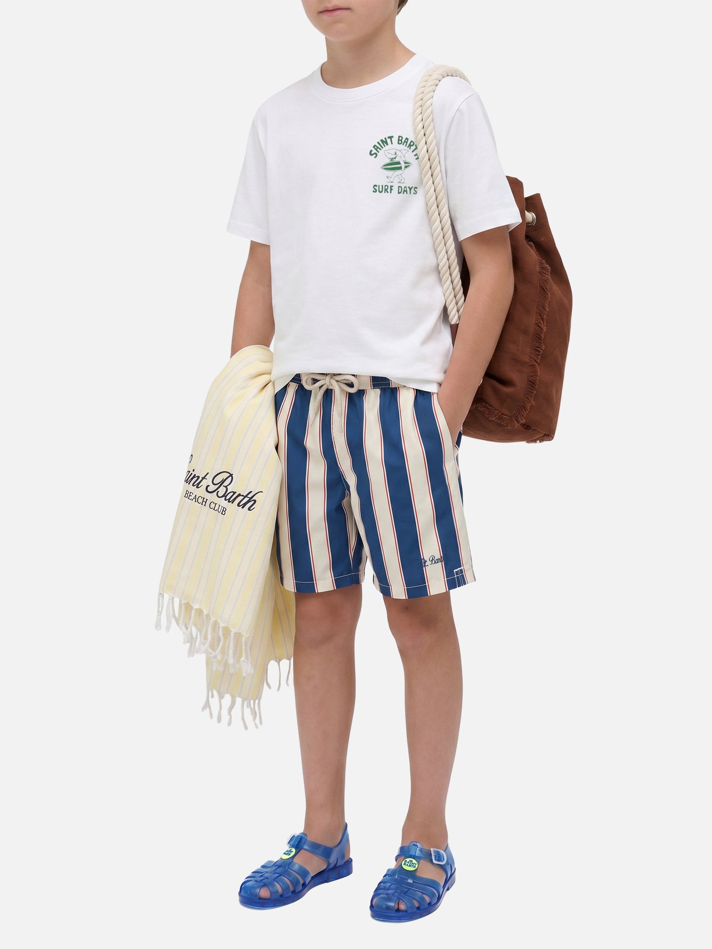 T-shirt Portland Jr avec maxi imprimé Surf Days au dos 
