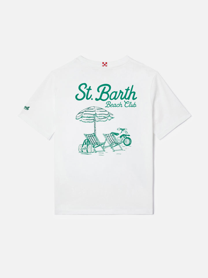 T-shirt Portland Jr avec maxi imprimé Beach Club au dos 