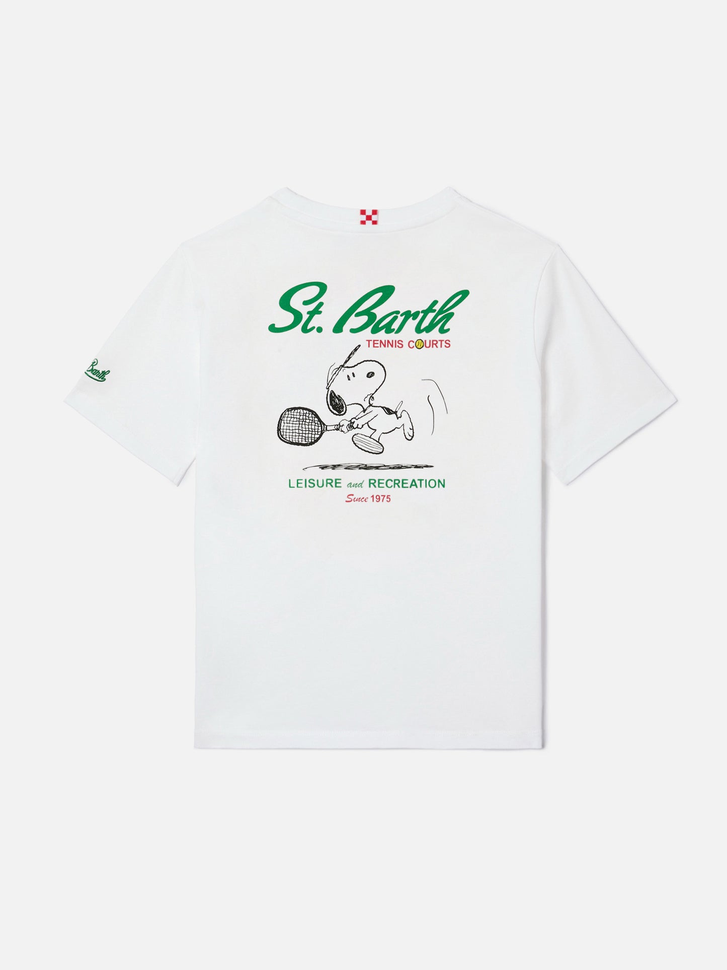 Portland Jr t-shirt with Tennis Courts maxi print | Special Edition