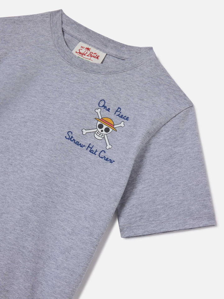 Grey Portland Jr t-shirt with Monkey D. Luffy print | ONE PIECE SPECIAL EDITION