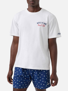 Camiseta White Portland con bordado Bollicine Beach Club 