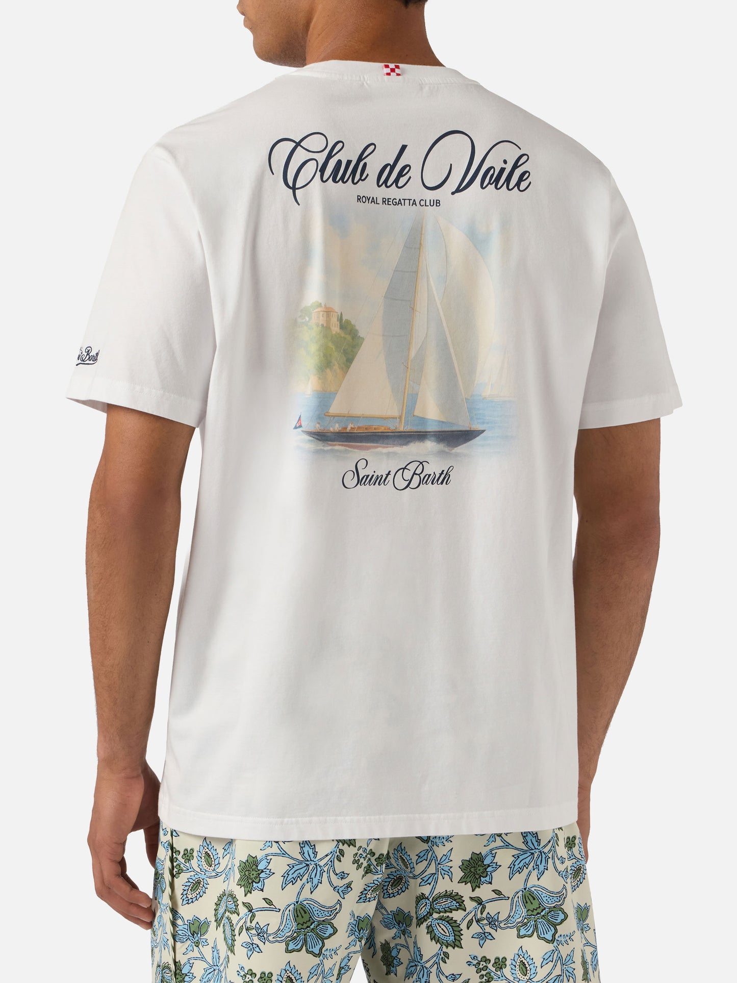 Camiseta White Portland con estampado Club de Voile 