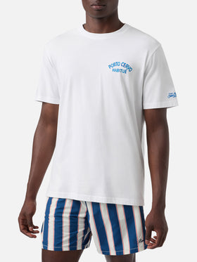 Camiseta White Portland con estampado Porto Cervo Habitué | Edición Especial 