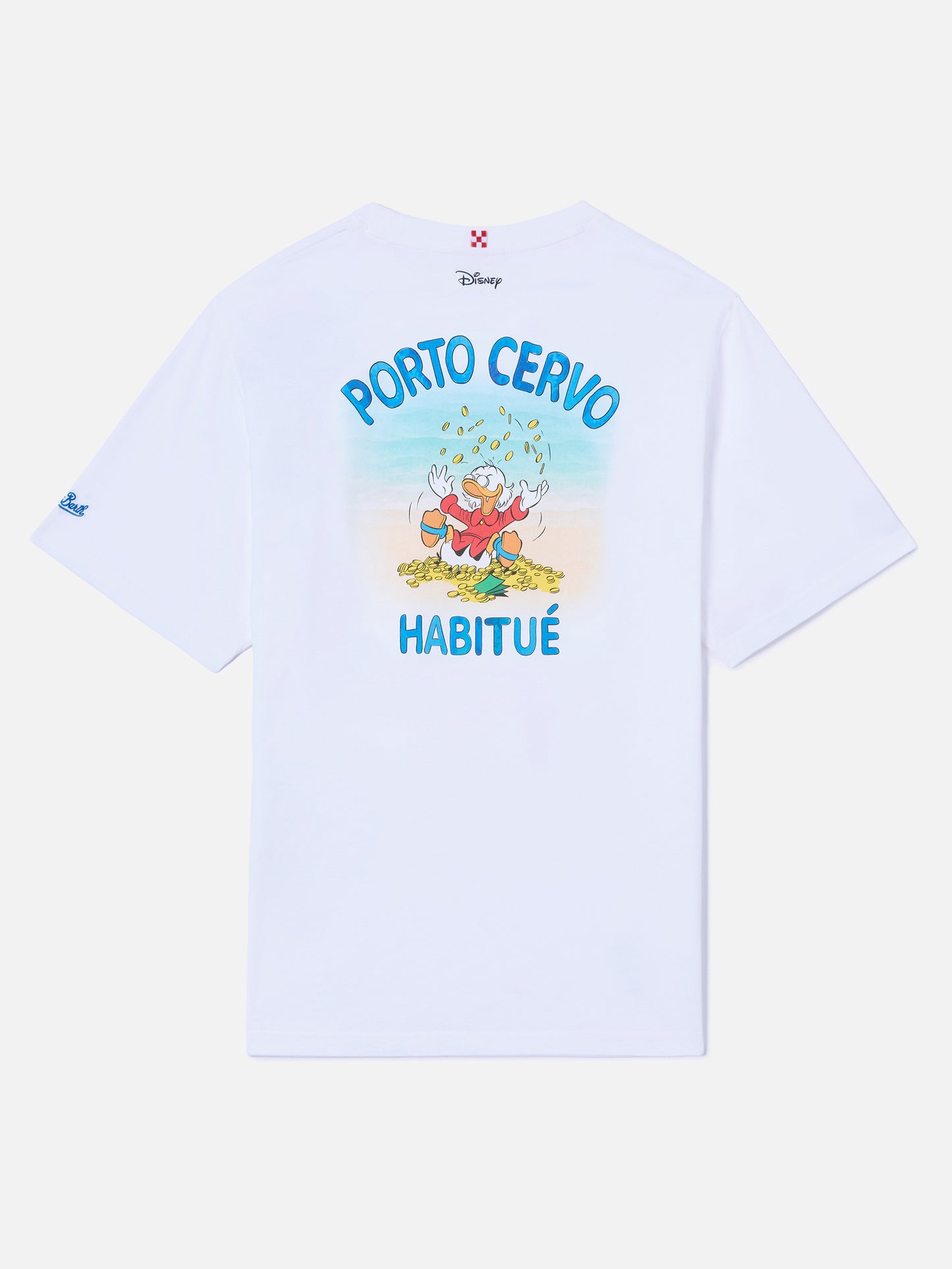 T-shirt Portland bianca con stampa Porto Cervo Habitué | Special Edition
