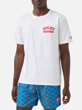 Camiseta White Portland con estampado Ducati Weekender | Special Edition 
