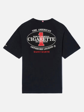 T-shirt Portland nera con stampa Cigarette Racing | Special Edition