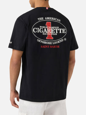 T-shirt Portland nera con stampa Cigarette Racing | Special Edition