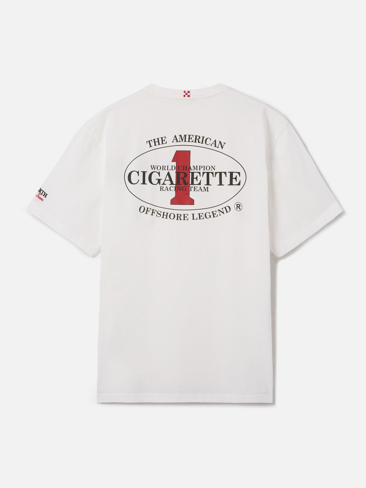 Camiseta Portland color crema con estampado Cigarette Racing | Edición Especial 