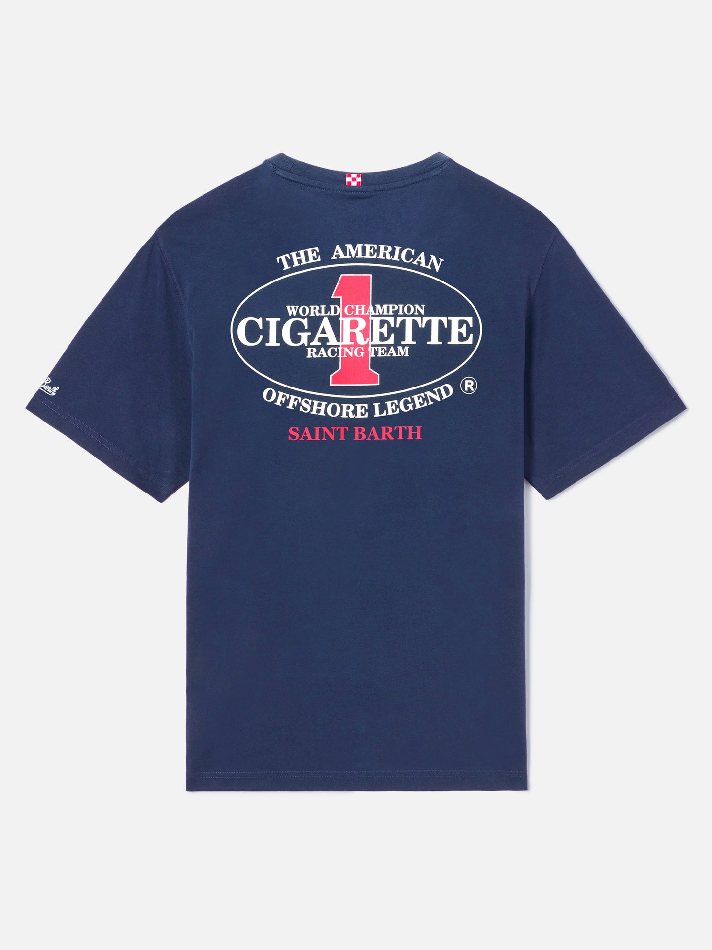 T-shirt Portland blu con stampa Cigarette Racing | Special Edition