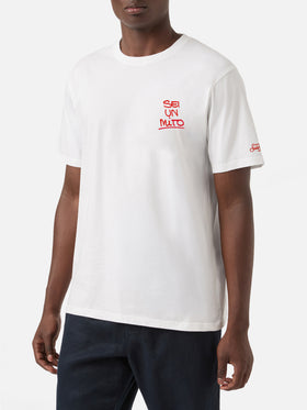 T-shirt White portland avec graphisme Sei un mito | Special Edition 