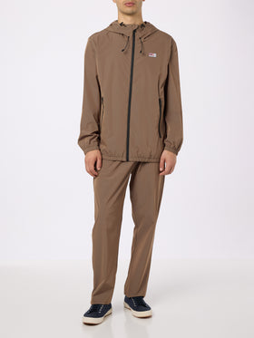 Man khaki casual pants Porter - MC2 Saint Barth