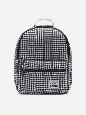 Puffer backpack with pied de poule print - MC2 Saint Barth