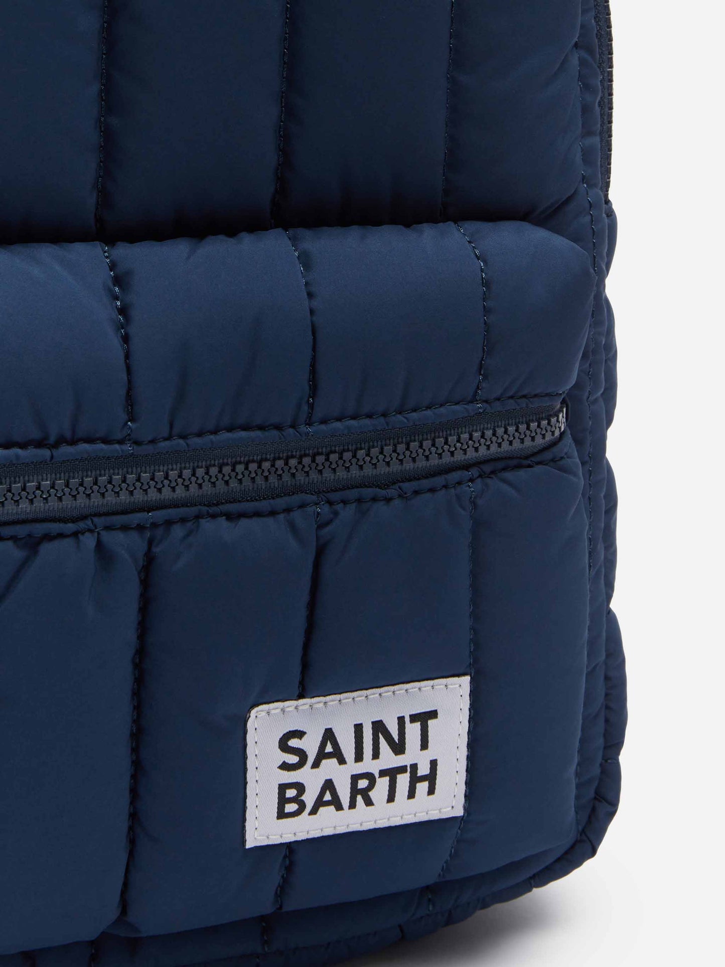Navy blue Puffer Backpack - MC2 Saint Barth