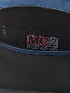 Navy blue Puffer Backpack - MC2 Saint Barth