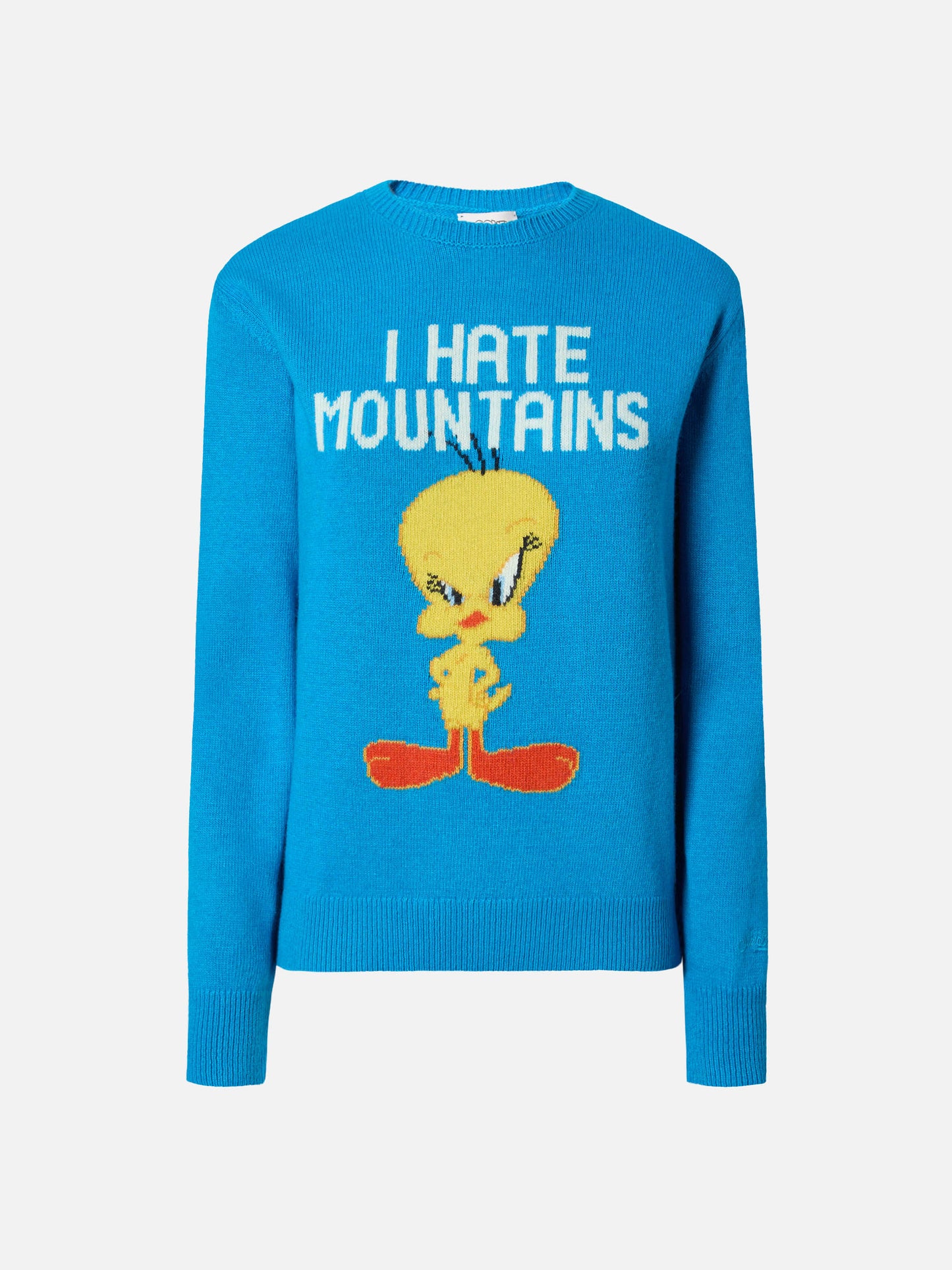 Neue Queen Crewneck-Jacke in Grau mit Tweety-Jacquardmuster | WARNER BROS. SPECIAL EDITION