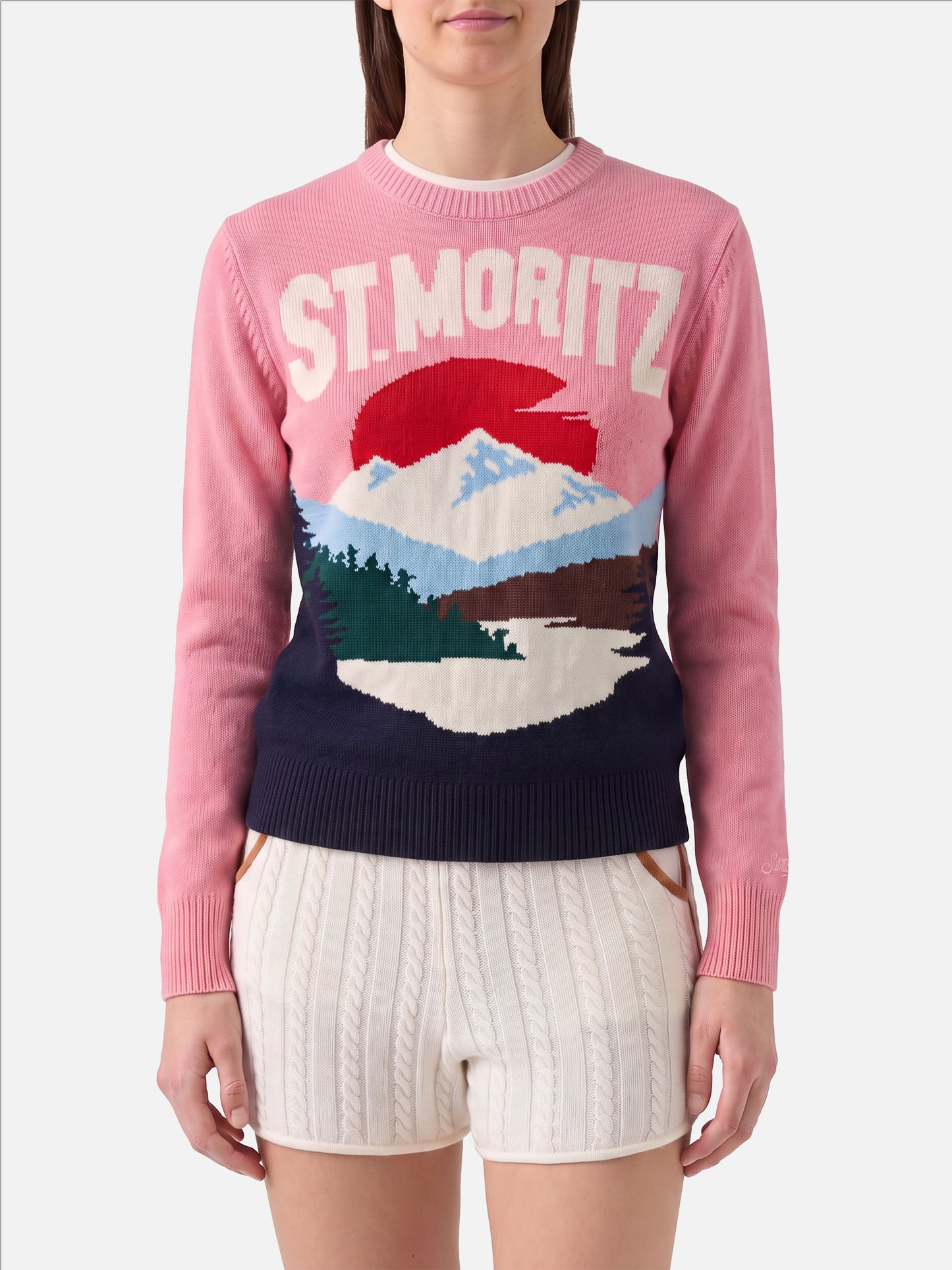 St. Moritz print New Queen sweater